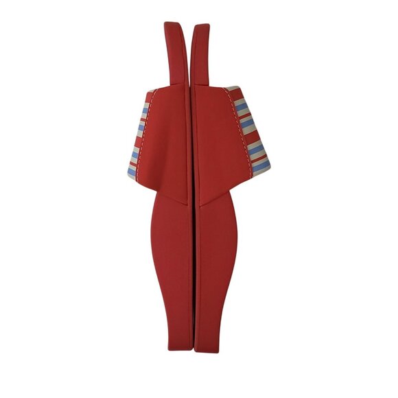 OluKai Kīpuni Limited Edition Lehua Flower / Stripe Slide Sandals Women's Sz 8 - Picture 6 of 9